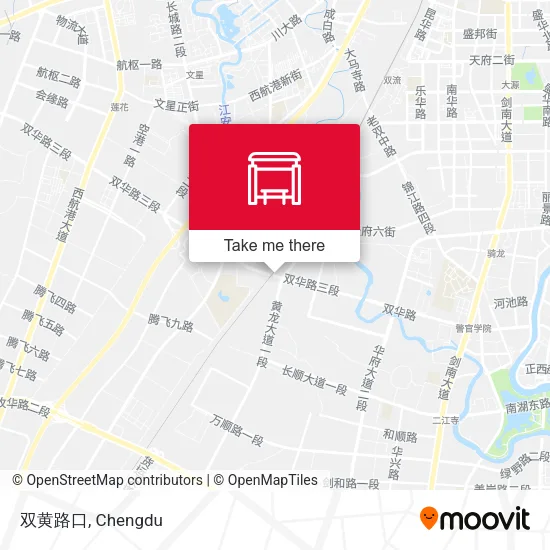 双黄路口 map
