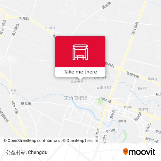公益村站 map