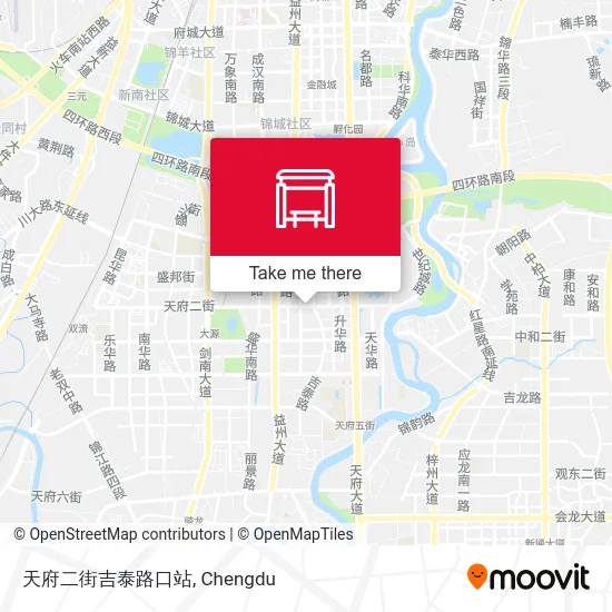天府二街吉泰路口站 map