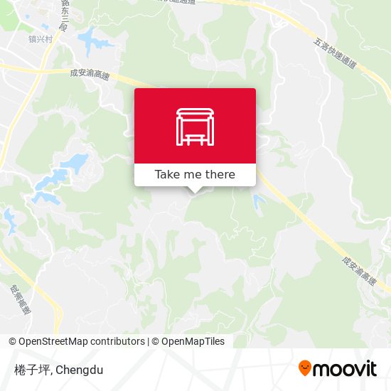 棬子坪 map
