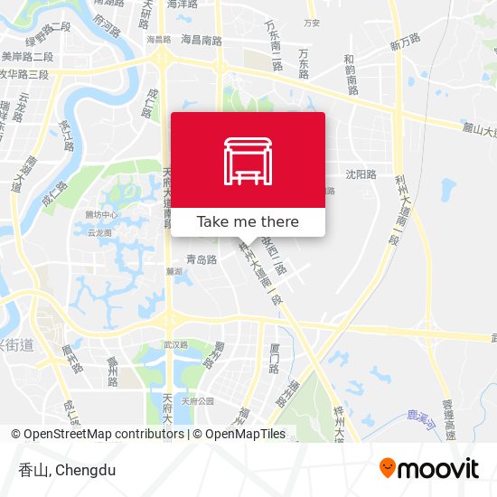 香山 map