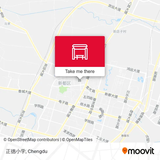 正德小学 map
