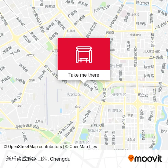 新乐路成雅路口站 map