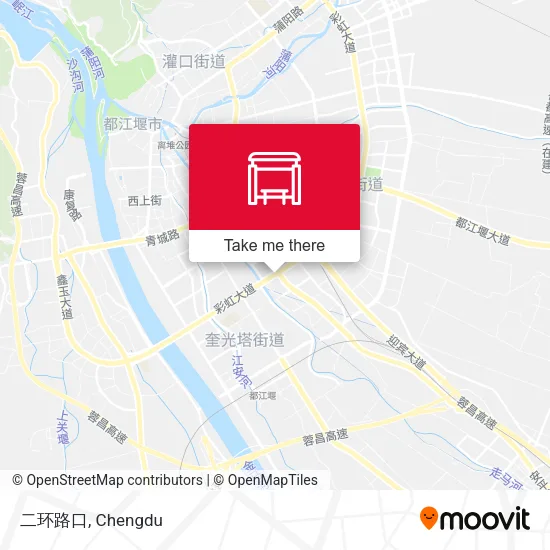 二环路口 map