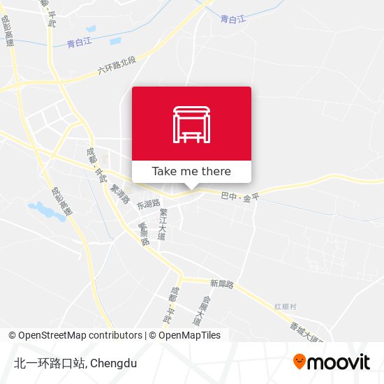 北一环路口站 map