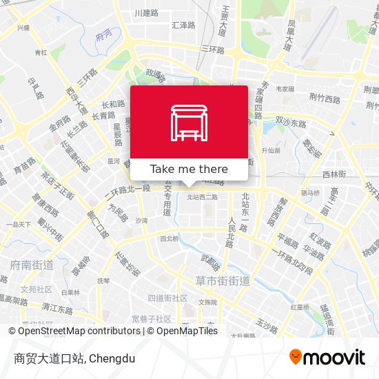 商贸大道口站 map
