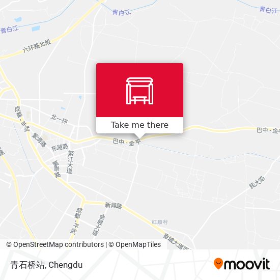青石桥站 map