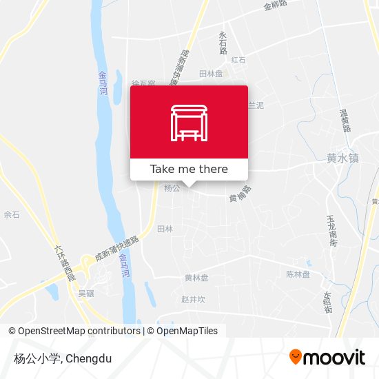 杨公小学 map