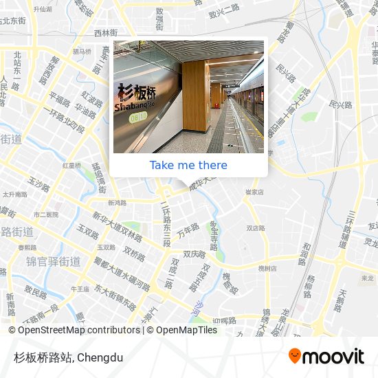 杉板桥路站 map