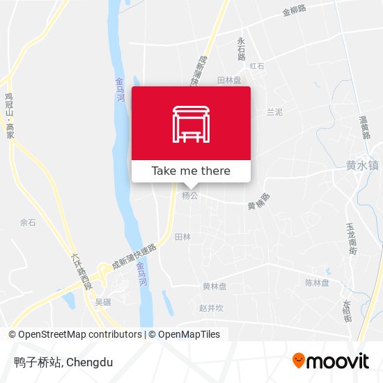 鸭子桥站 map