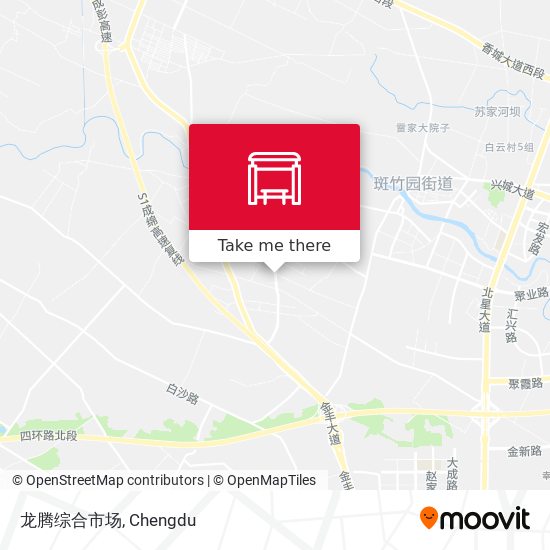 龙腾综合市场 map