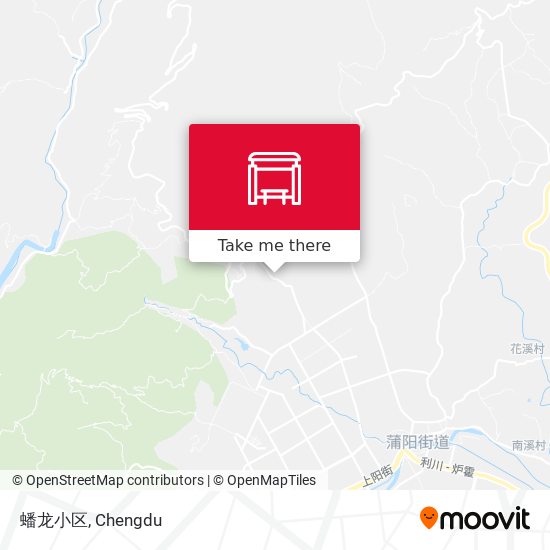 蟠龙小区 map