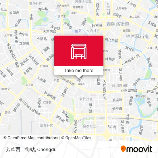 芳草西二街站 map
