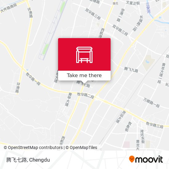 腾飞七路 map