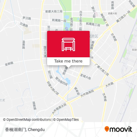 香楠湖南门 map