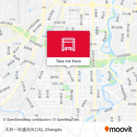 天府一街盛兴街口站 map