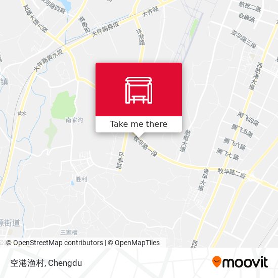 空港渔村 map
