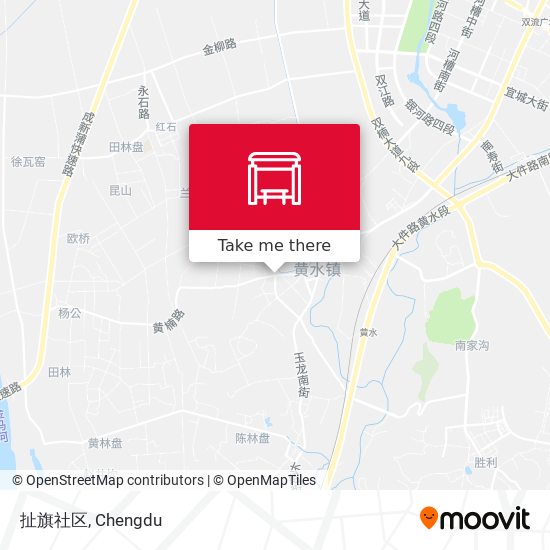 扯旗社区 map