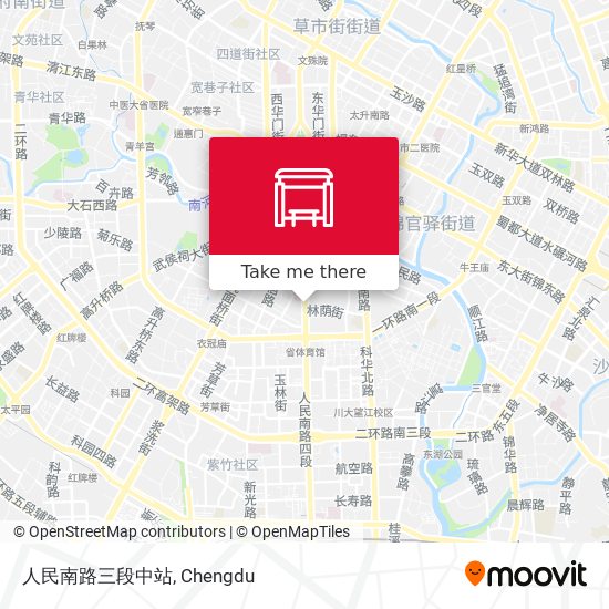人民南路三段中站 map