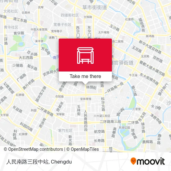 人民南路三段中站 map