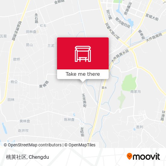 桃荚社区 map