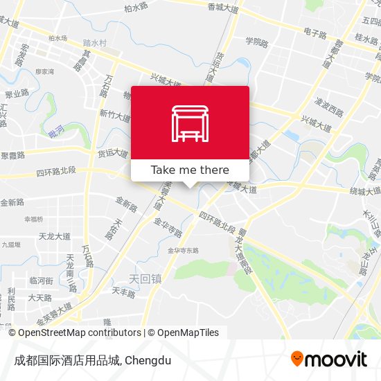 成都国际酒店用品城 map