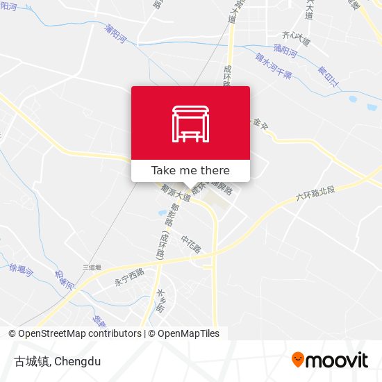 古城镇 map