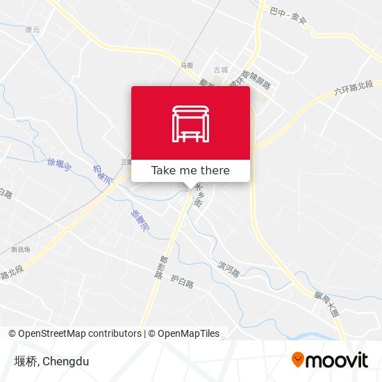 堰桥 map