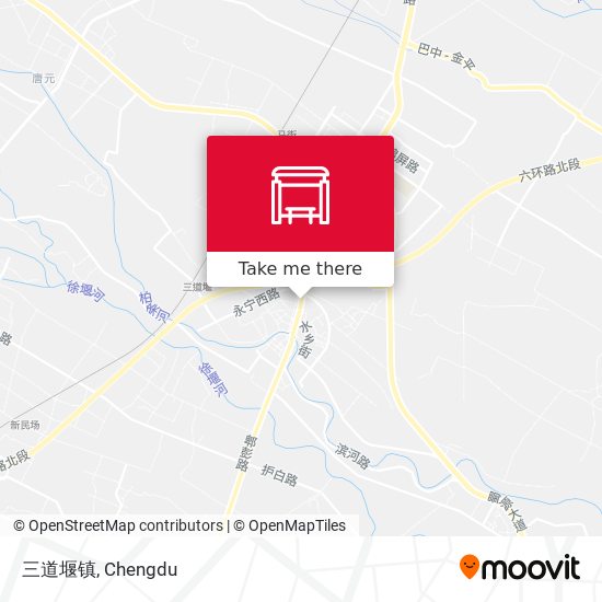 三道堰镇 map