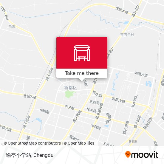 谕亭小学站 map