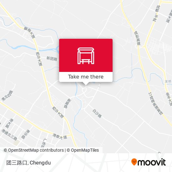 团三路口 map