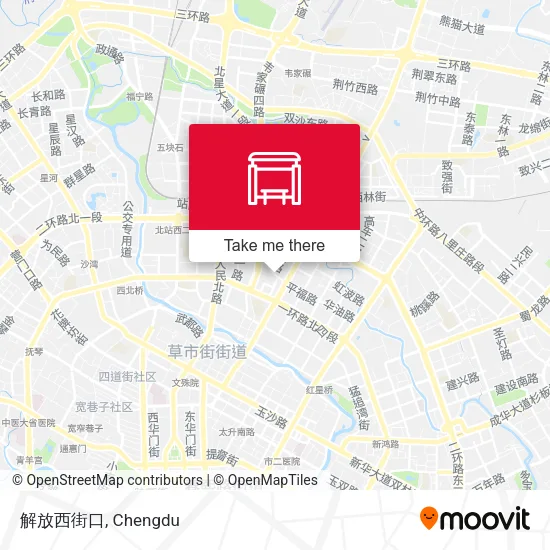 解放西街口 map