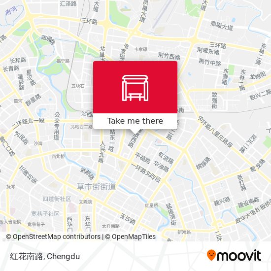 红花南路 map