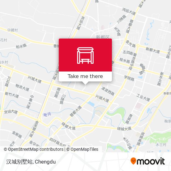 汉城别墅站 map