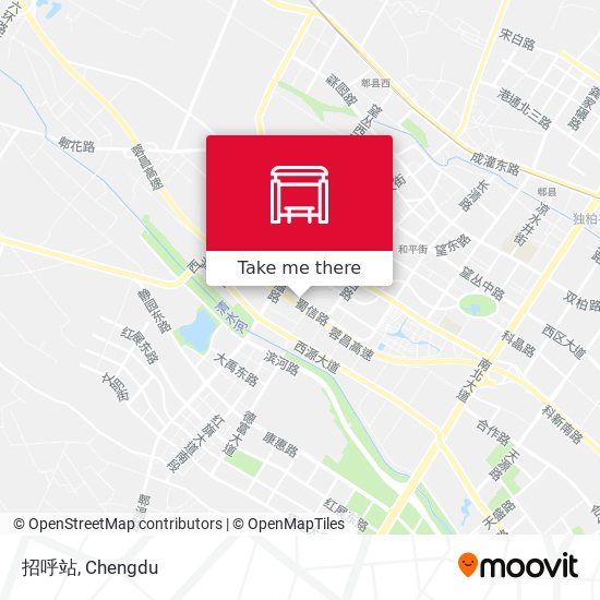 招呼站 map