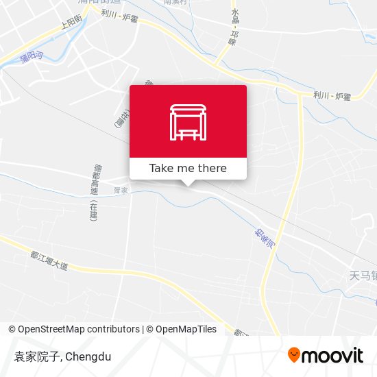 袁家院子 map