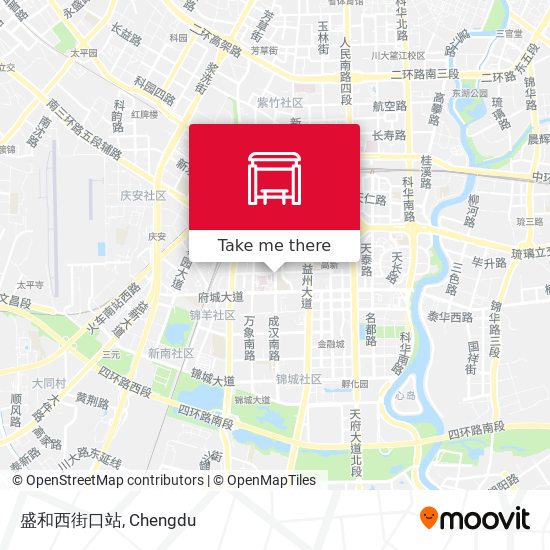 盛和西街口站 map