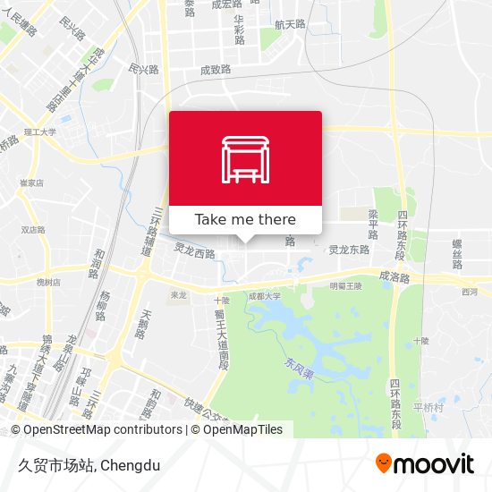 久贸市场站 map