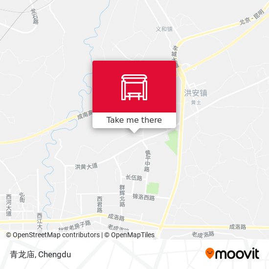 青龙庙 map
