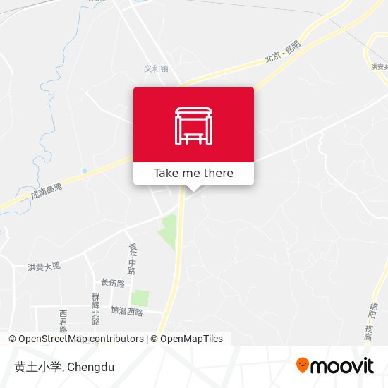 黄土小学 map