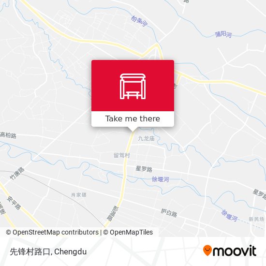 先锋村路口 map