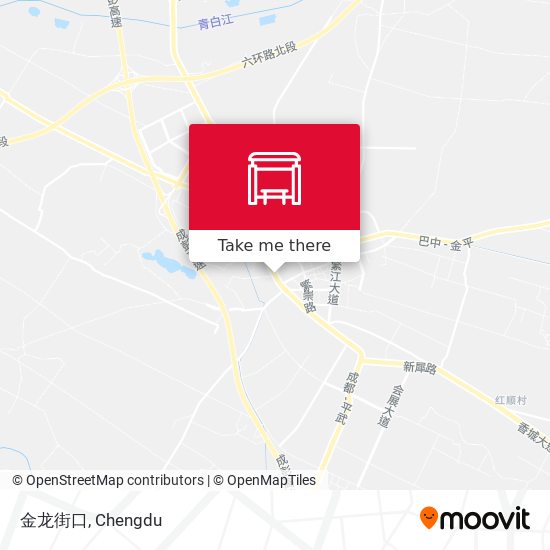 金龙街口 map