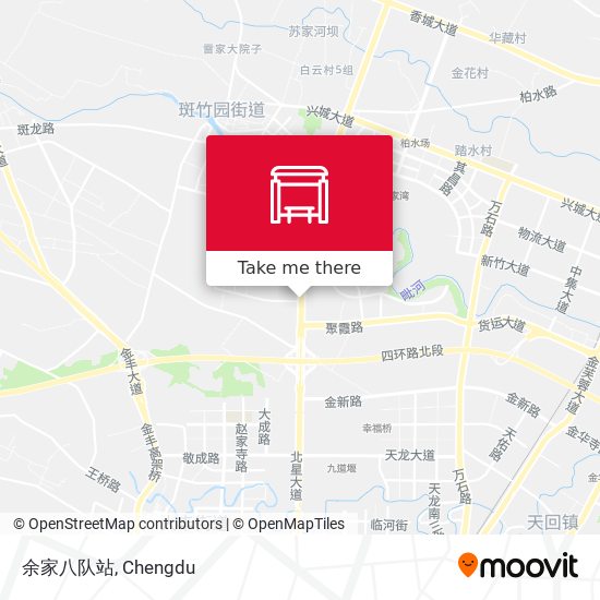 余家八队站 map