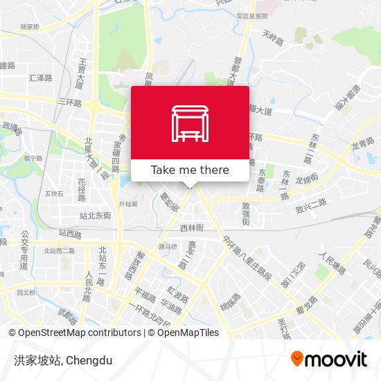 洪家坡站 map