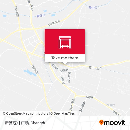 新繁森林广场 map