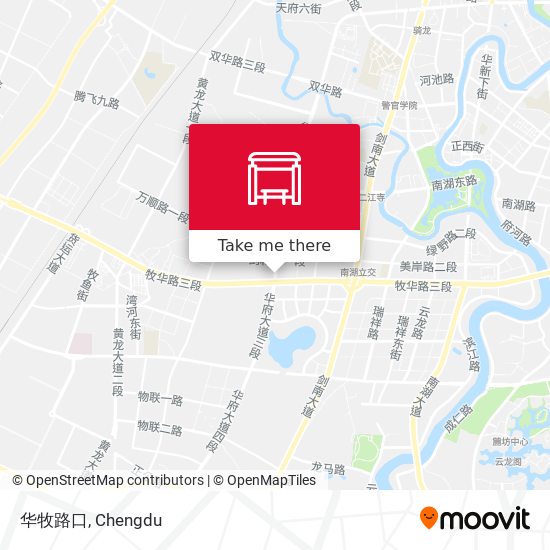 华牧路口 map