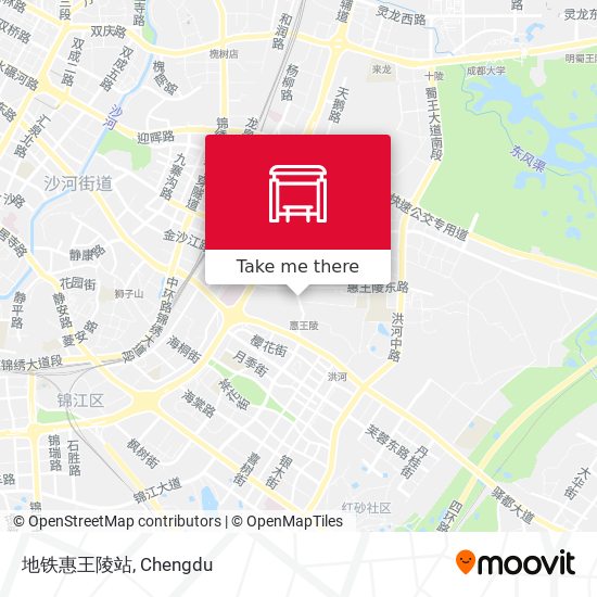地铁惠王陵站 map