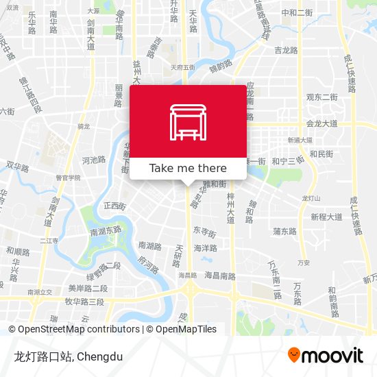 龙灯路口站 map