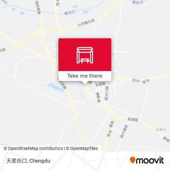 天星街口 map