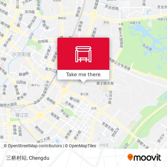 三桥村站 map